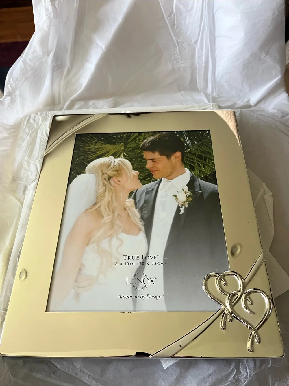 Lenox True Love Cream Picture Frame Box